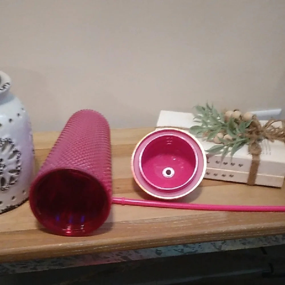 Starbucks 24 oz. Pink Studded Dome Tumbler Venti Cold Cup
